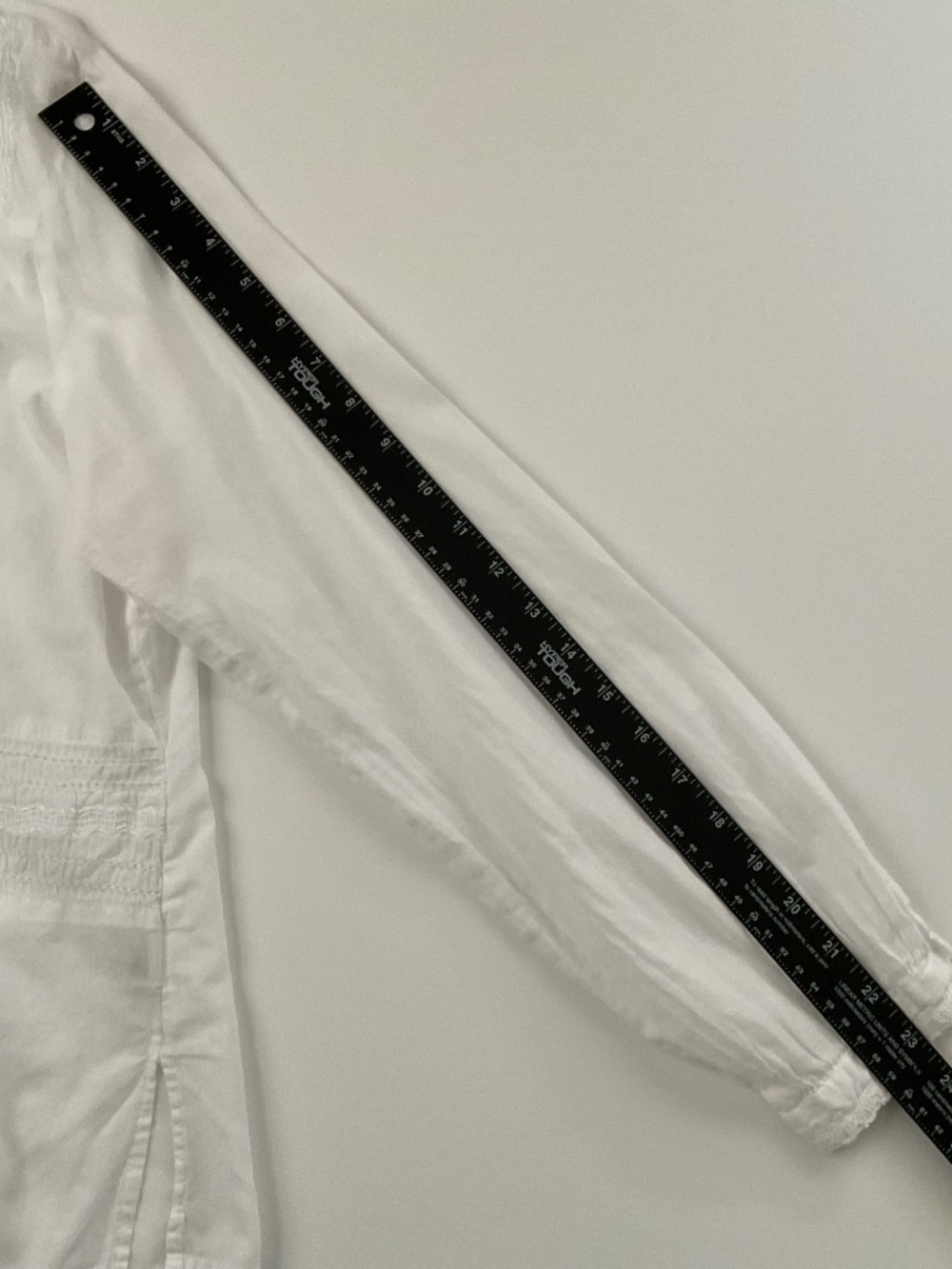 Claudia Richard Button Up Blouse XL White Long Sleeve Romantic Victorian Boho - Picture 7 of 12
